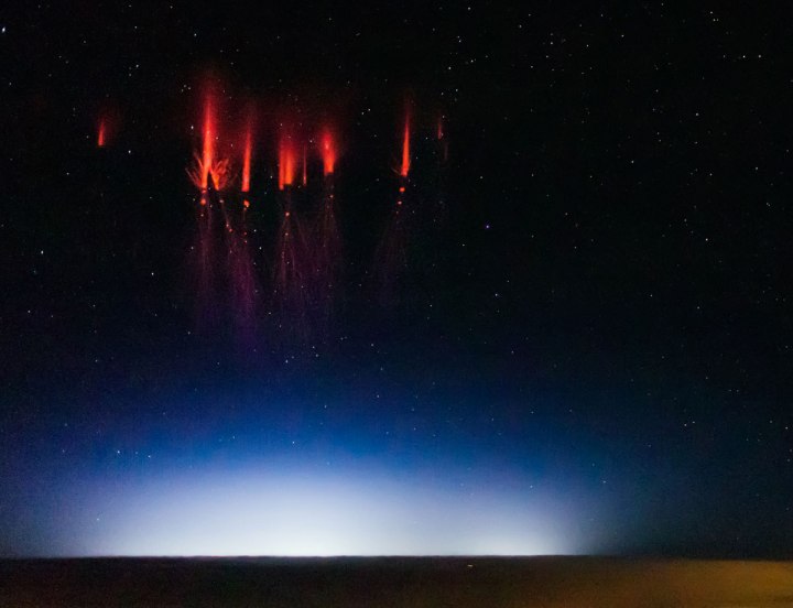 Red Sprites Over Nebraska